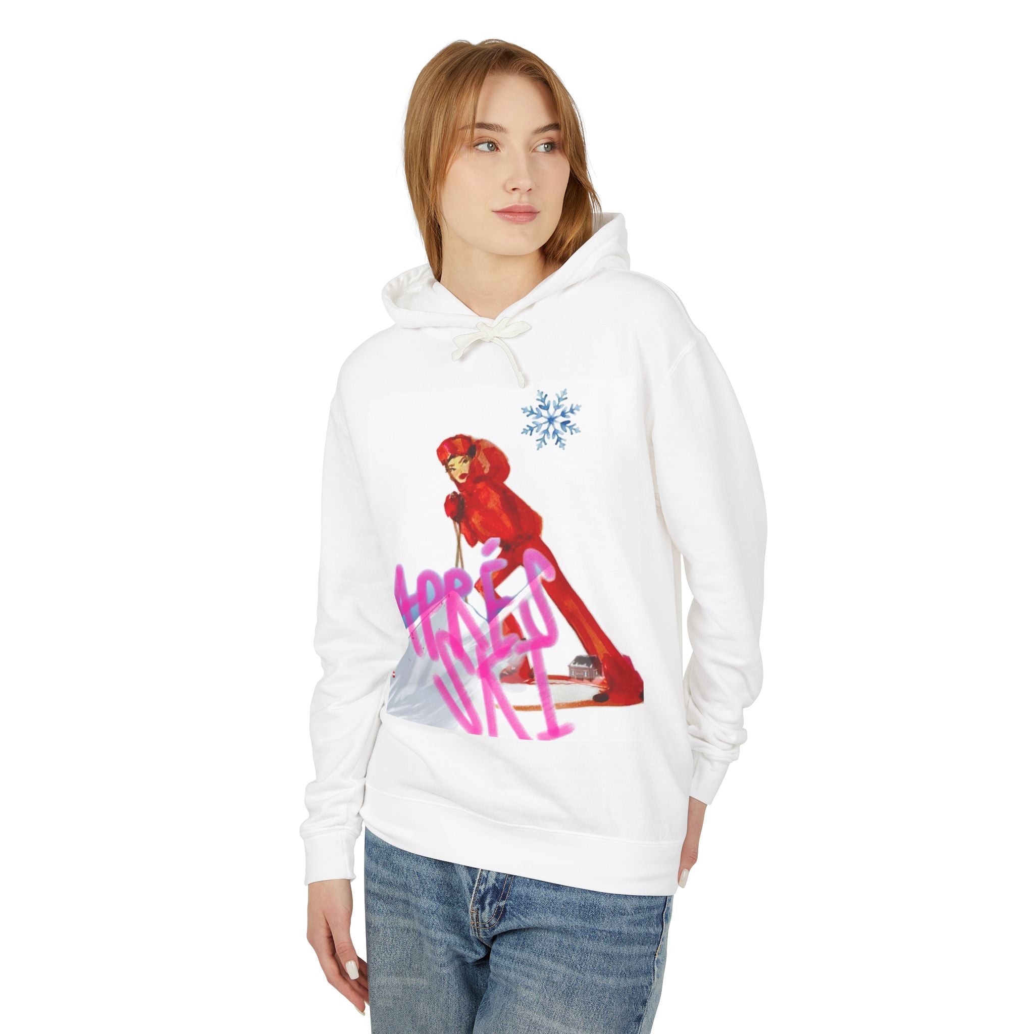 Ski Babe Graphic Hoodie — 'Après Ski' Retro Winter Pullover