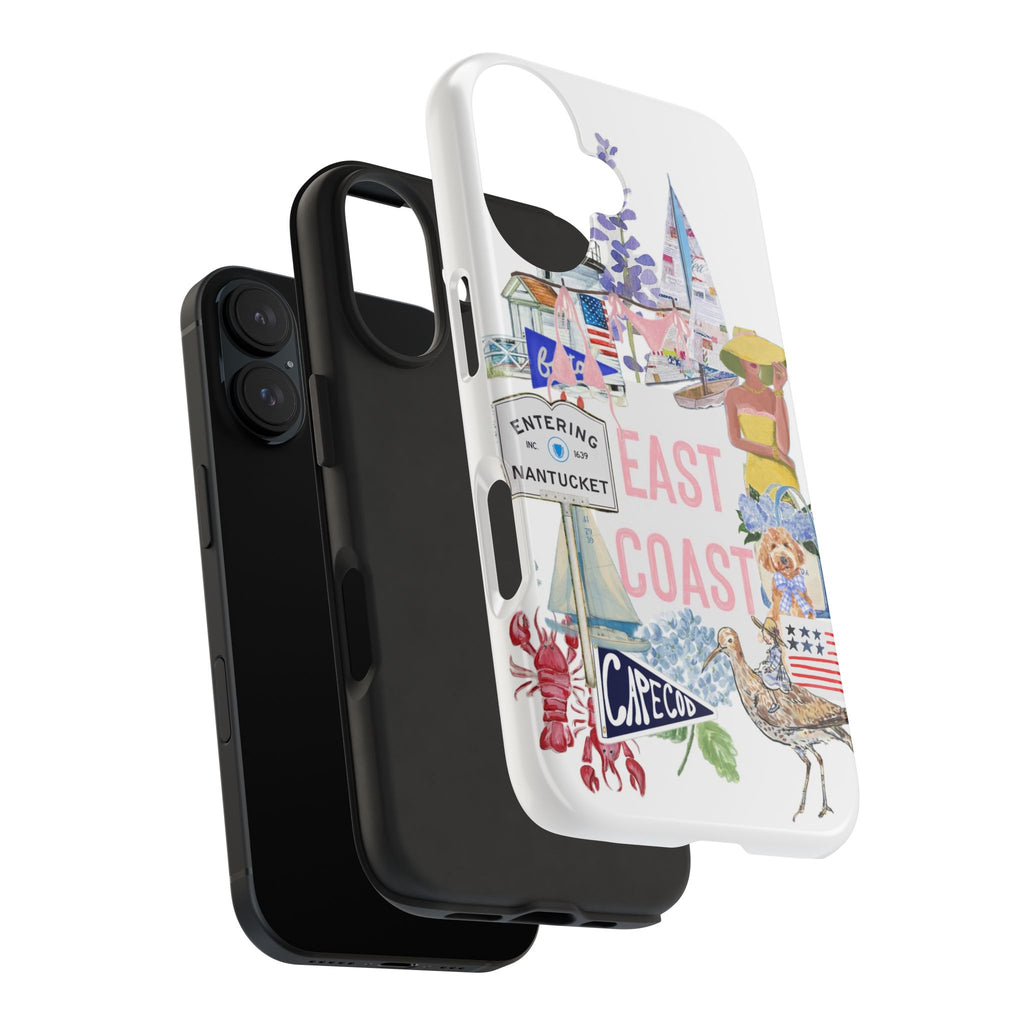 East Coast Collage Tough Phone Case — Cape Cod & Nantucket Beach Vibes