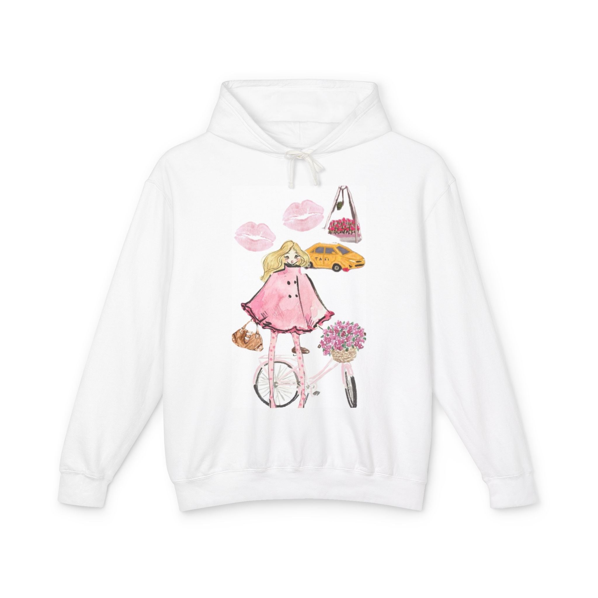 Park Avenue Pink Fashion Hoodie – 'Details on Park Avenue' Graphic Sweatshirt