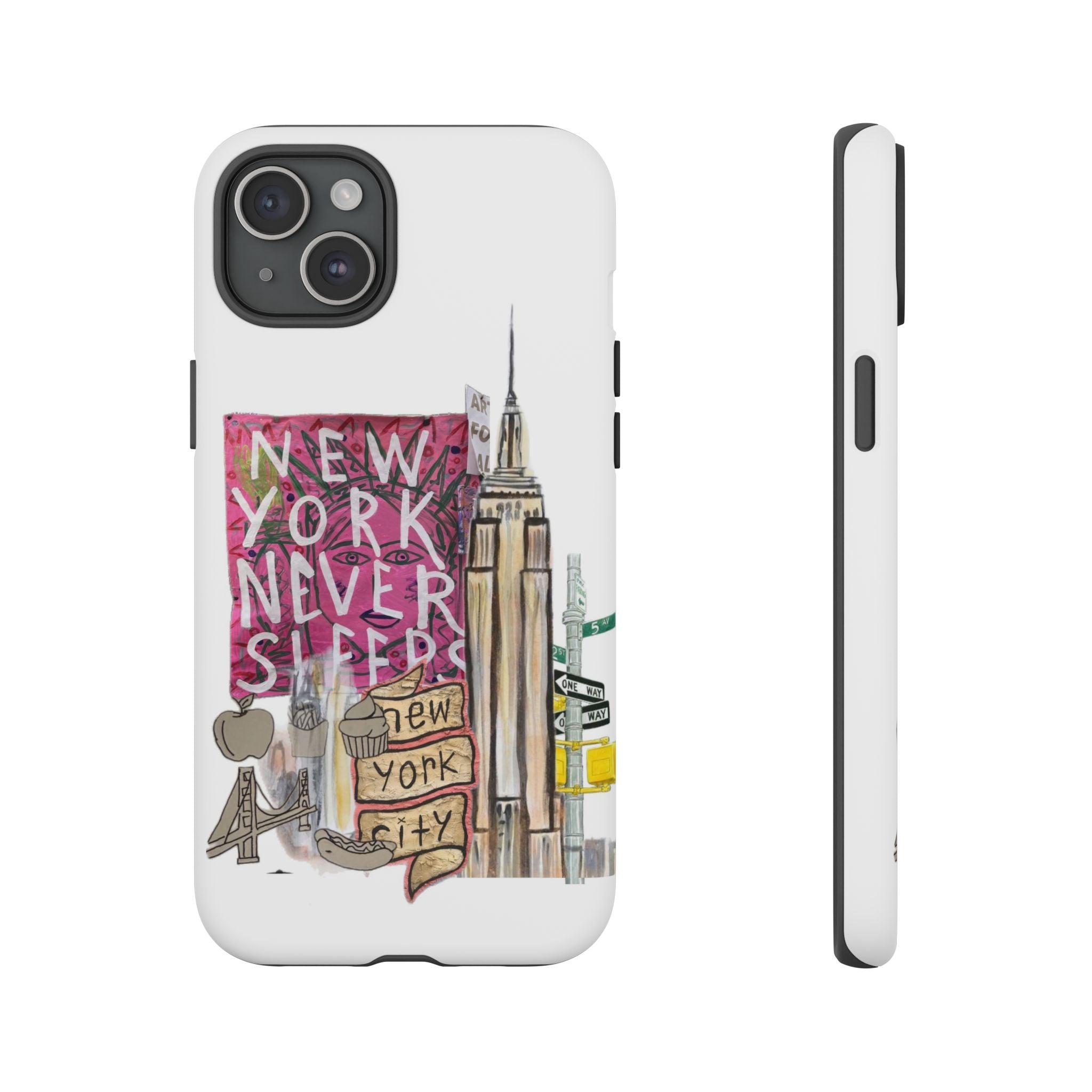 New York Never Sleeps Phone Case — NYC Skyline Protective Case