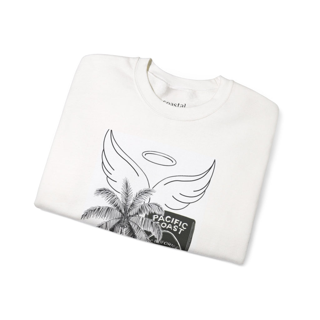 California Palm Highway Sweatshirt — LA Angel Wings Crewneck