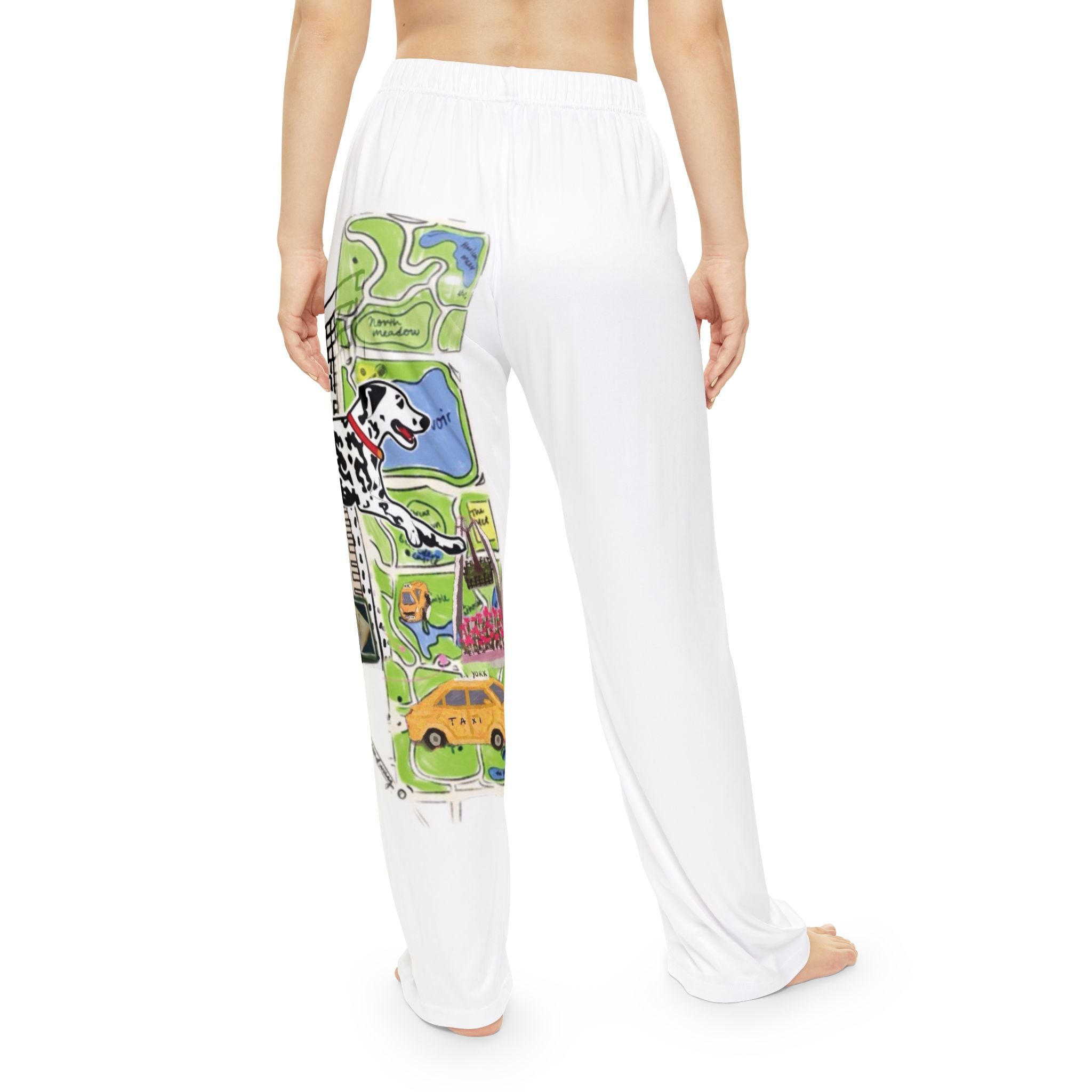 New York City Skyline Pajama Pants — Women's All-Over Print Sleepwear