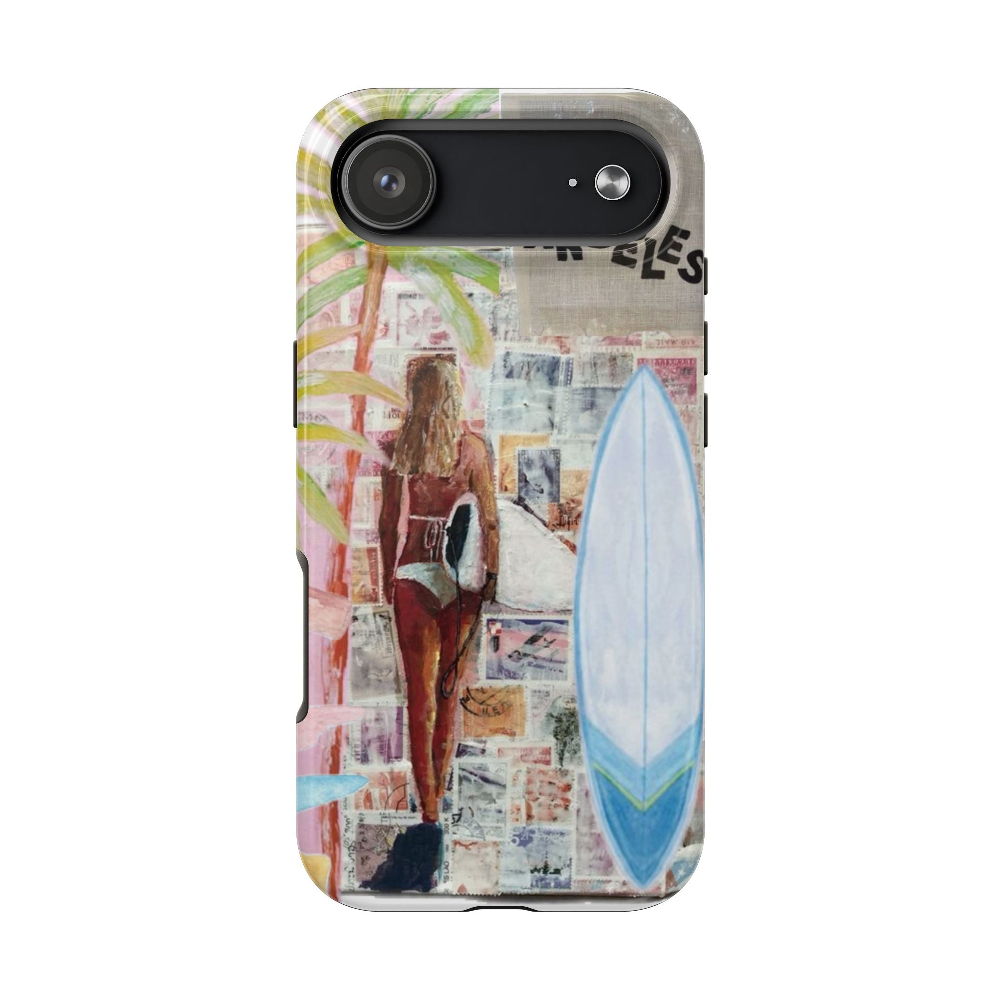 Los Angeles Surf Phone Case — Tough Protective iPhone Case with Beach Collage Design