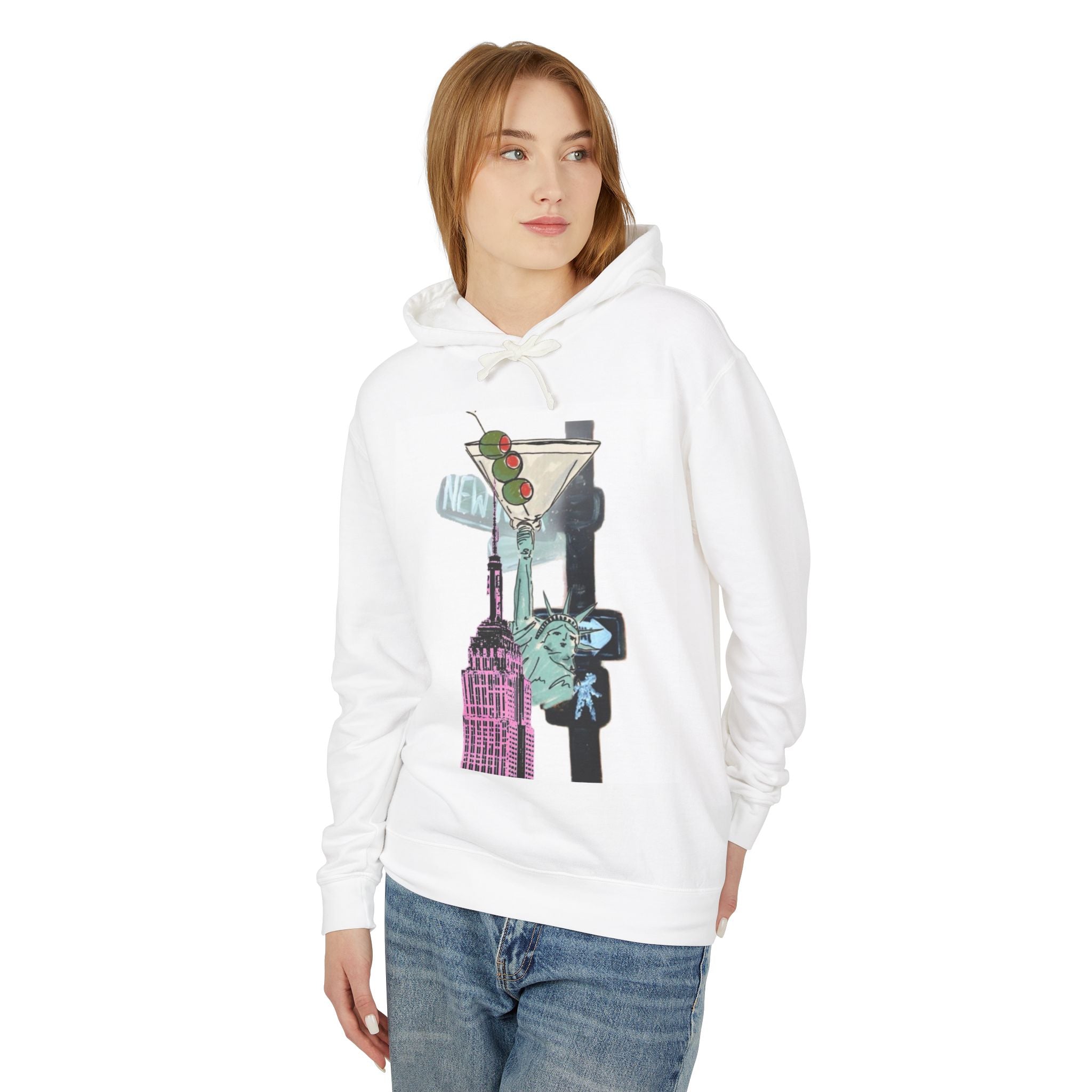 Unisex Lightweight Hooded Sweatshirt