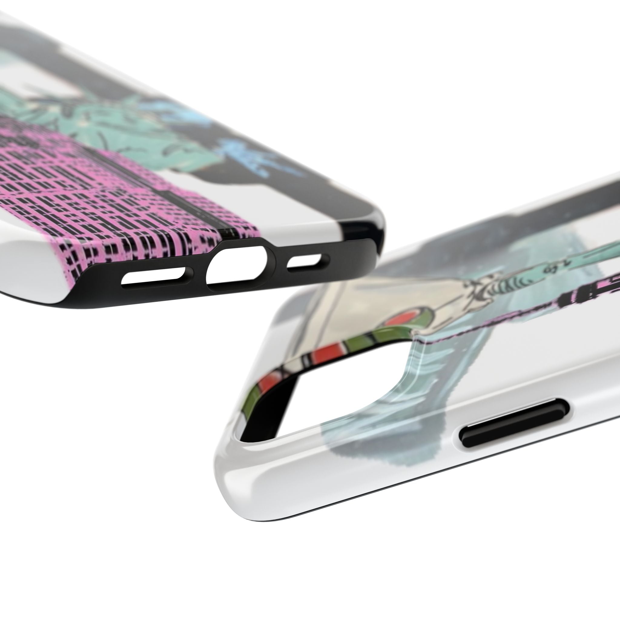 Tough Phone Case — Pop Art New York City Phone Cover (Statue of Liberty & Empire State)