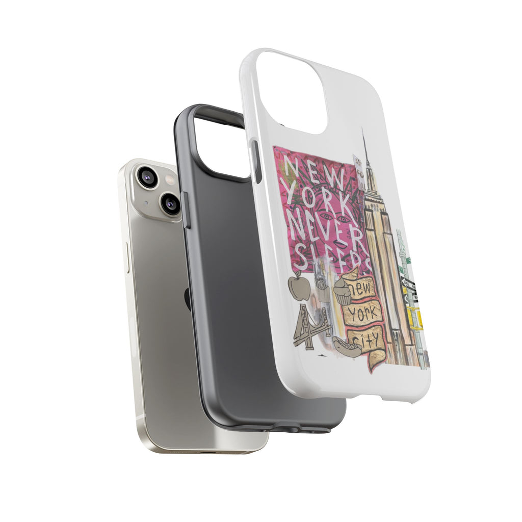 New York Never Sleeps Phone Case — NYC Skyline Protective Case