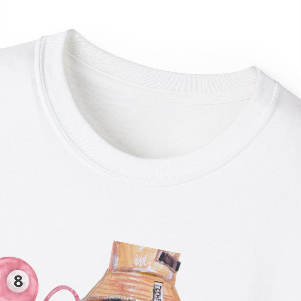 Parisian Fashion Collage Tee — Chic Travel Graphic T-Shirt