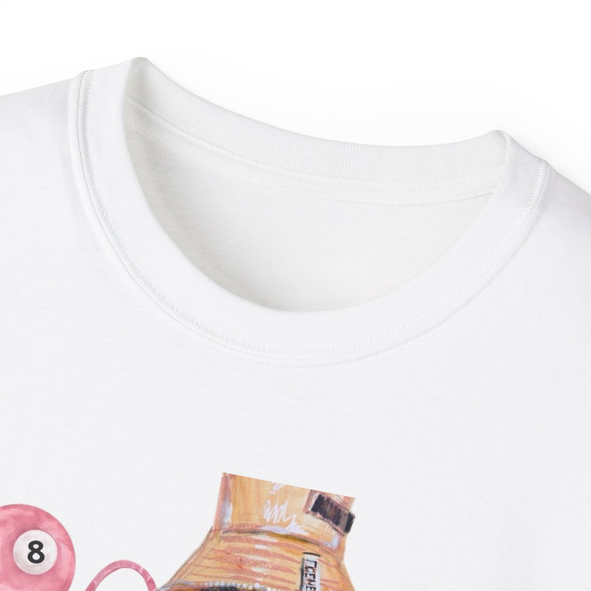 Parisian Fashion Collage Tee — Chic Travel Graphic T-Shirt