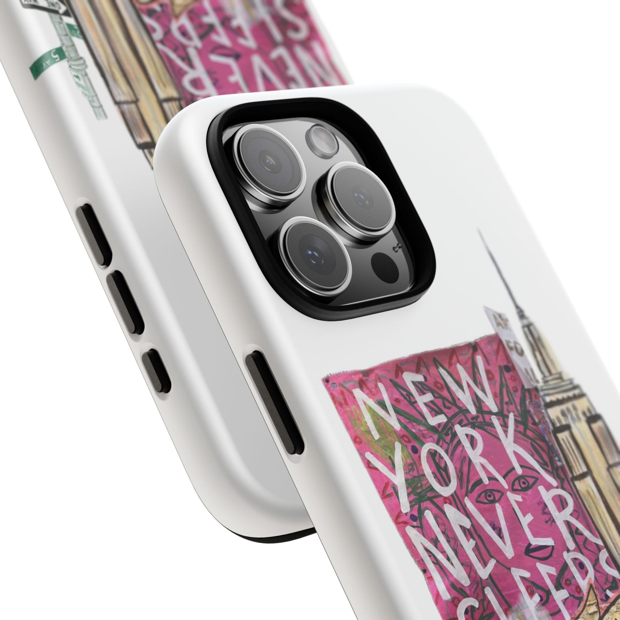 New York Never Sleeps Phone Case — NYC Skyline Protective Case