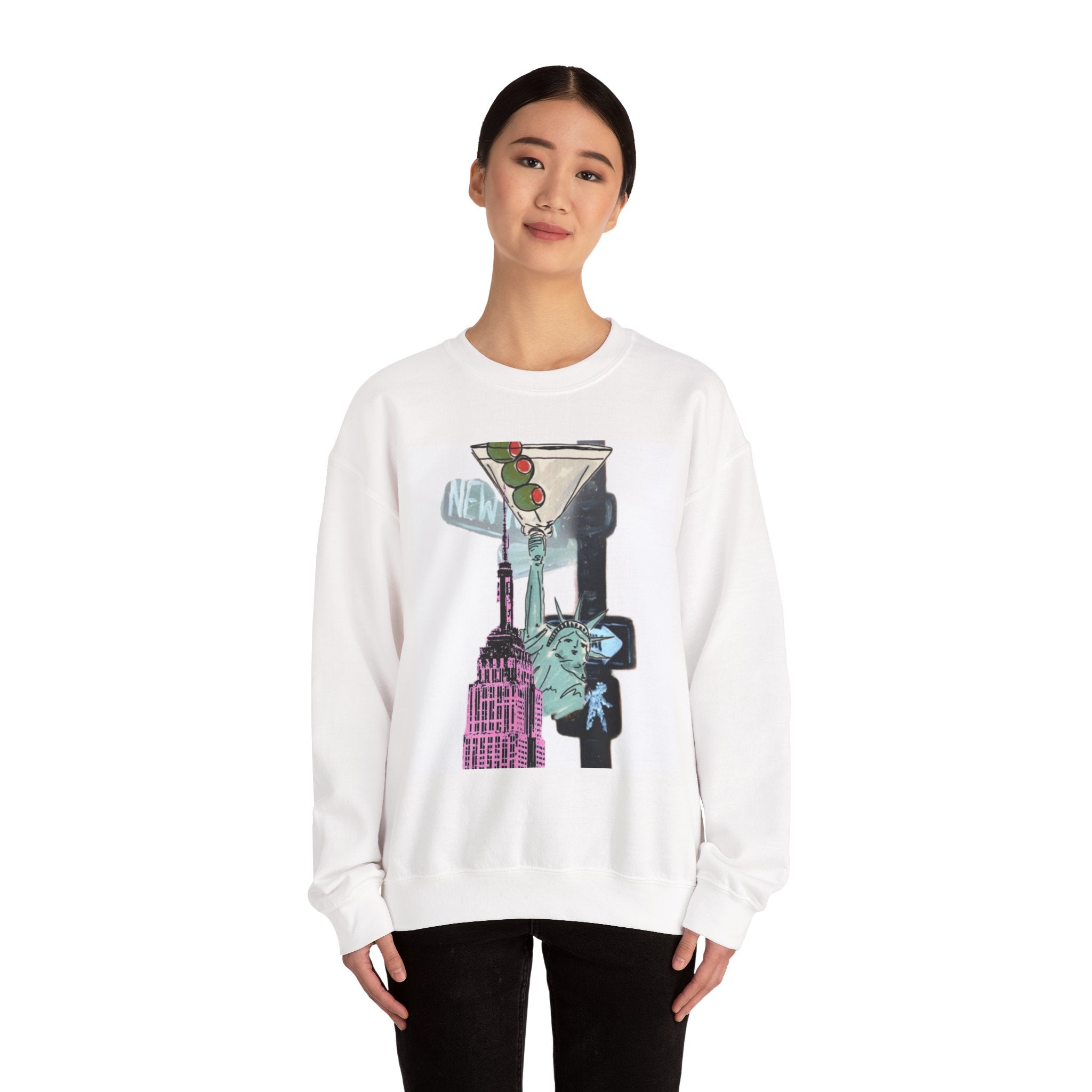 New York Martini Graphic Sweatshirt