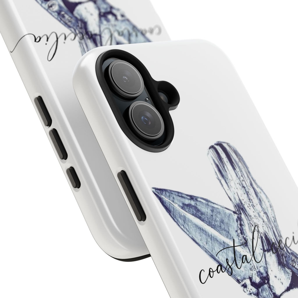 Coastal Cecilia Surf Girl Tough Phone Cases