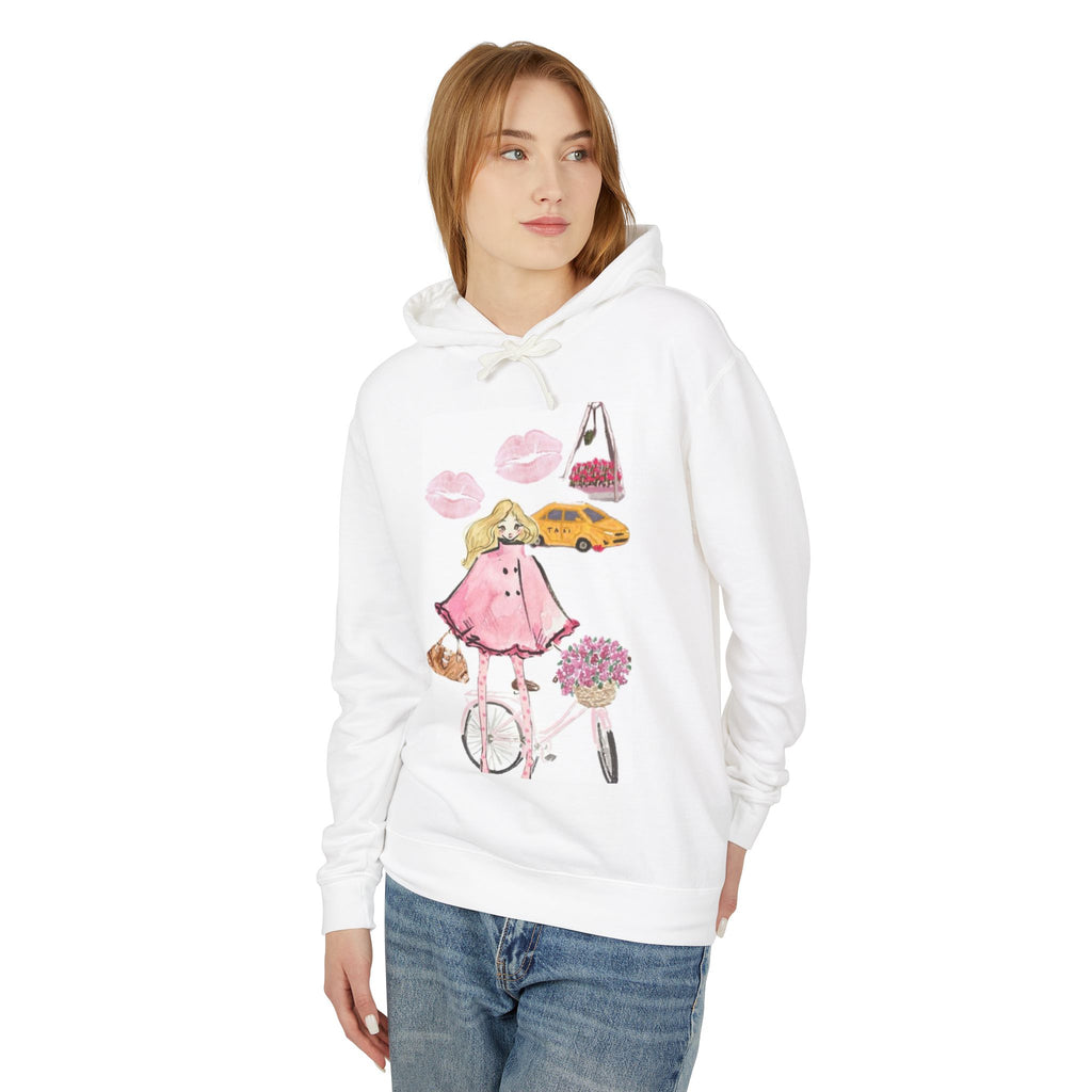 Park Avenue Pink Fashion Hoodie – 'Details on Park Avenue' Graphic Sweatshirt