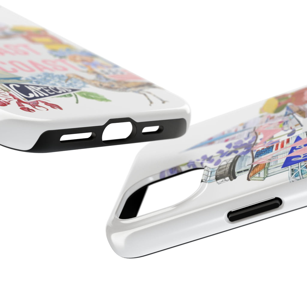 East Coast Collage Tough Phone Case — Cape Cod & Nantucket Beach Vibes