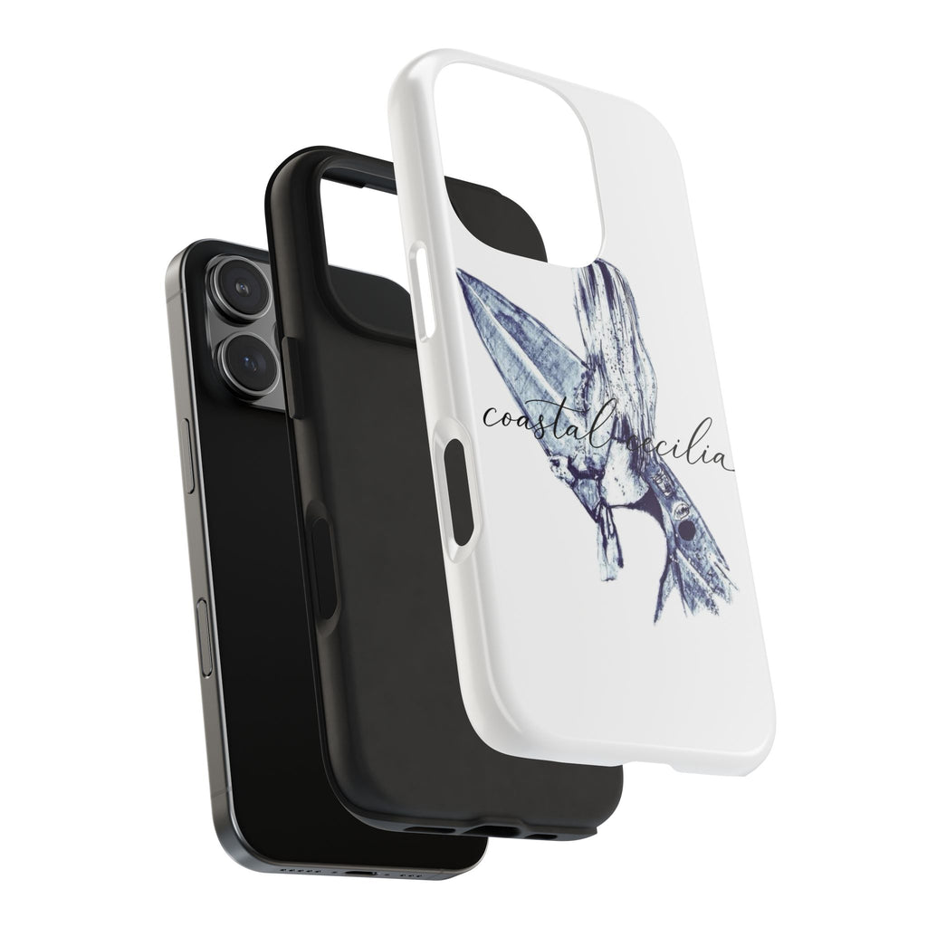Coastal Cecilia Surf Girl Tough Phone Cases