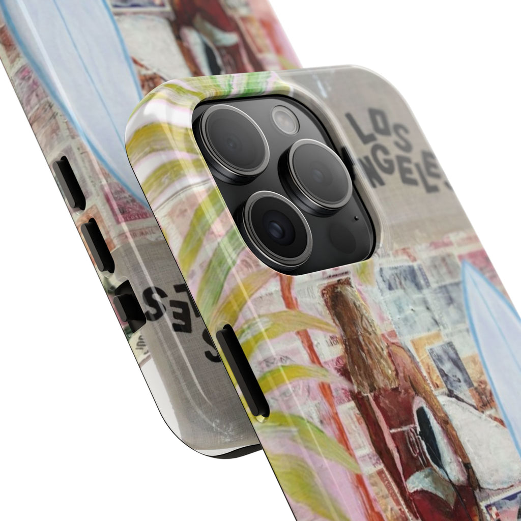Los Angeles Surf Phone Case — Tough Protective iPhone Case with Beach Collage Design
