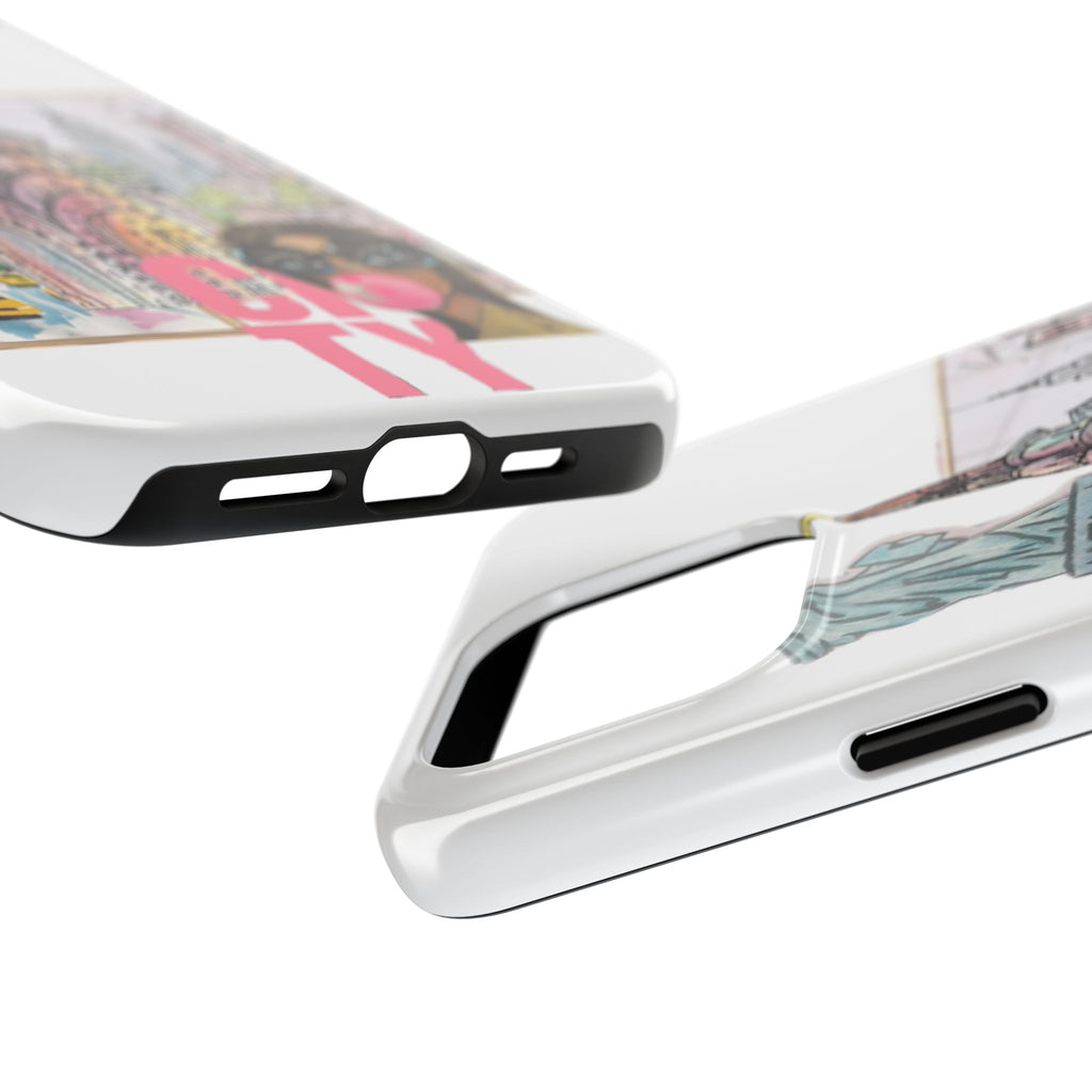 NYC Cityscape Tough Phone Case — Chic Urban Landmark Design
