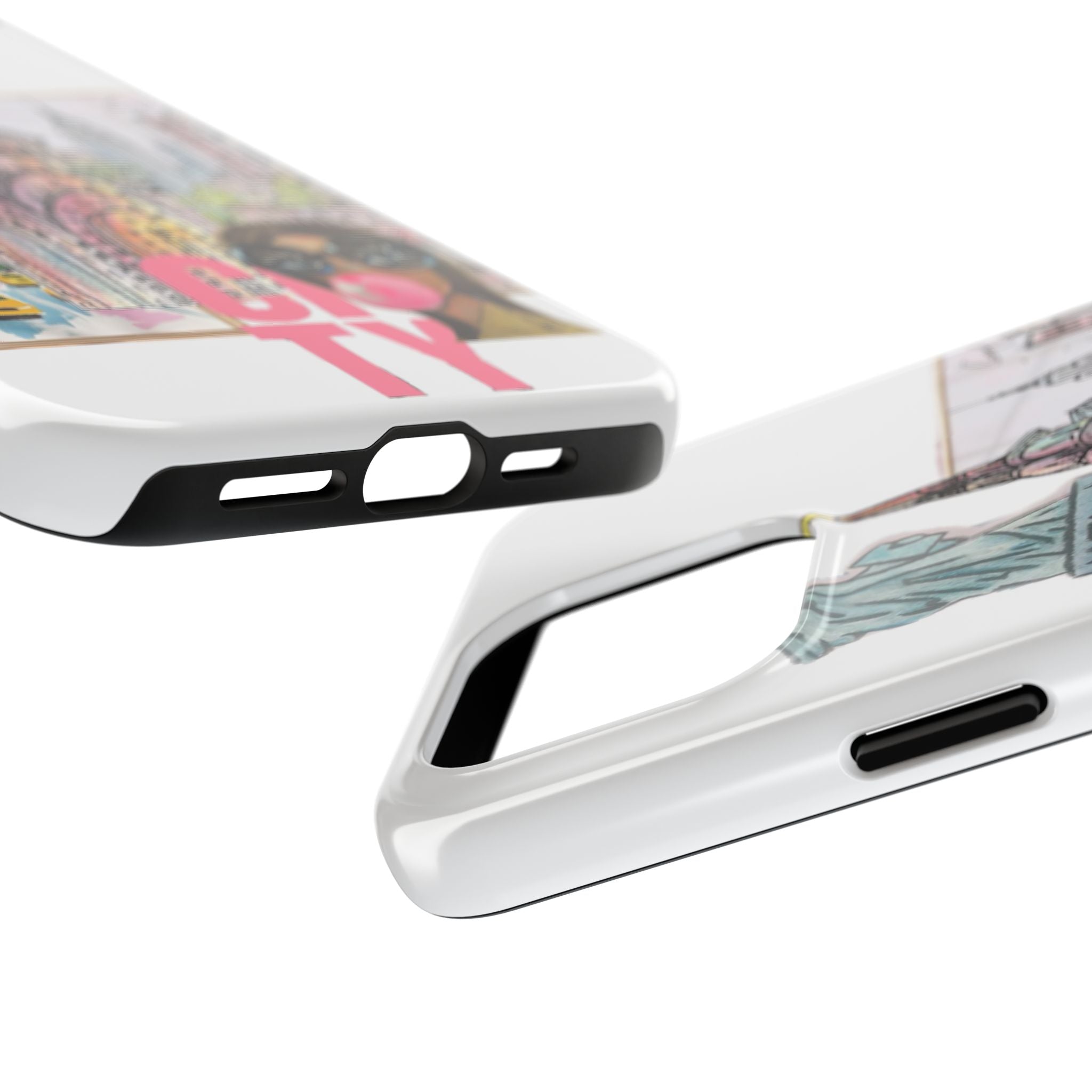 NYC Cityscape Tough Phone Case — Chic Urban Landmark Design
