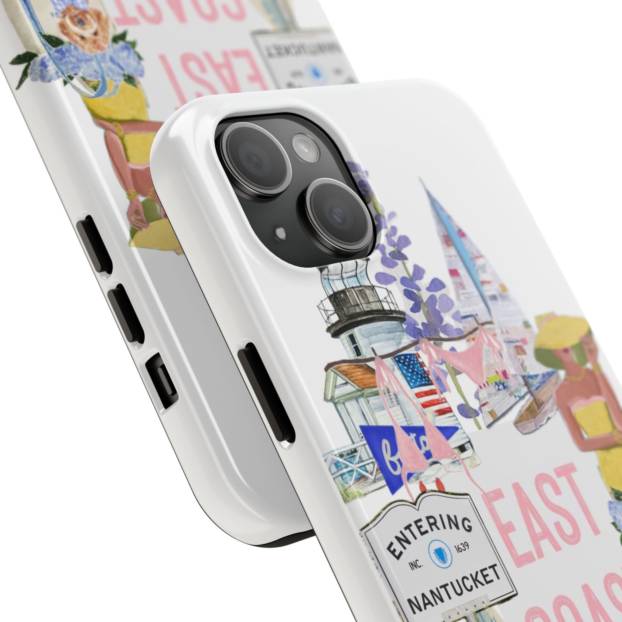 East Coast Collage Tough Phone Case — Cape Cod & Nantucket Beach Vibes