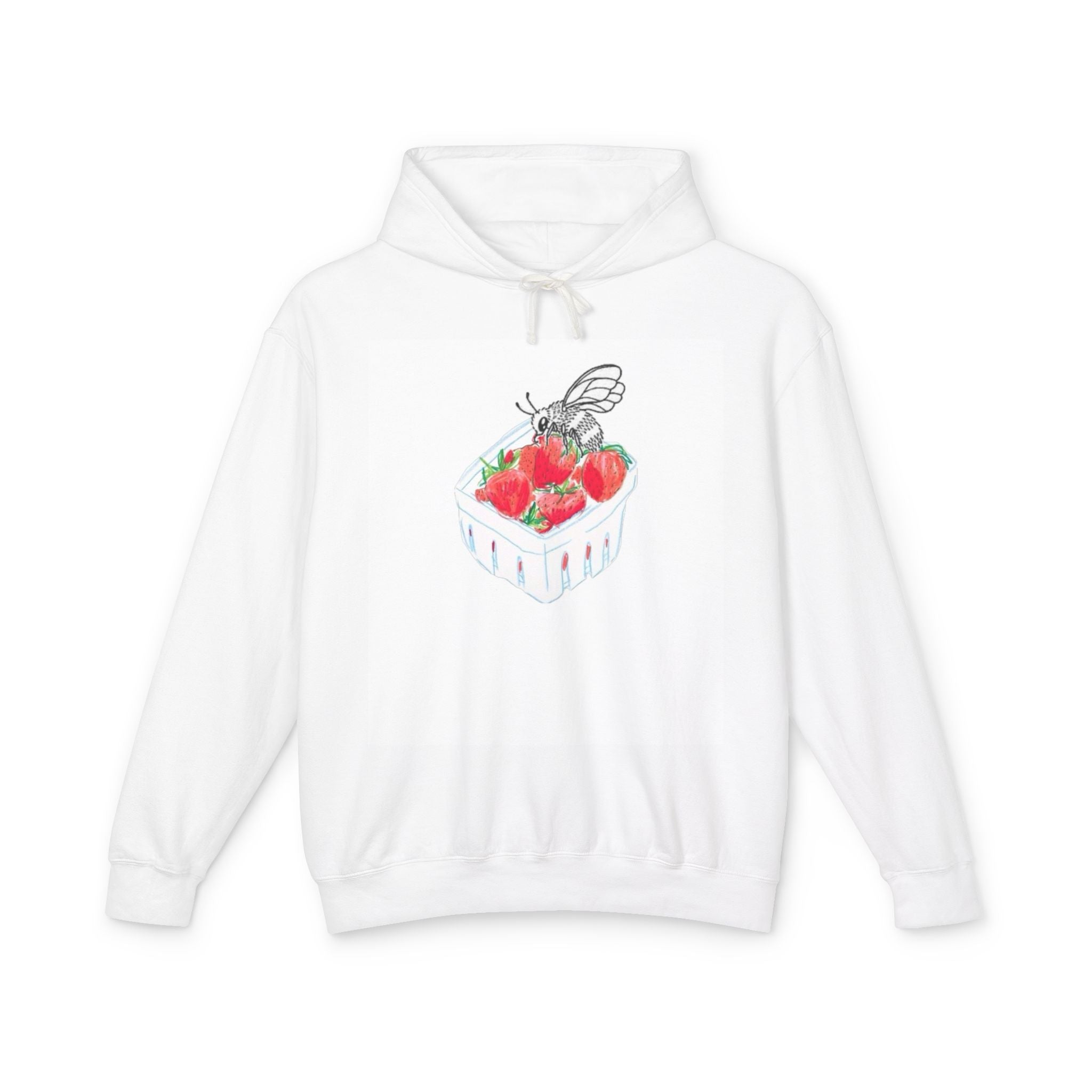 Berry Basket Hoodie — Cute Fruit Illustration Sweatshirt