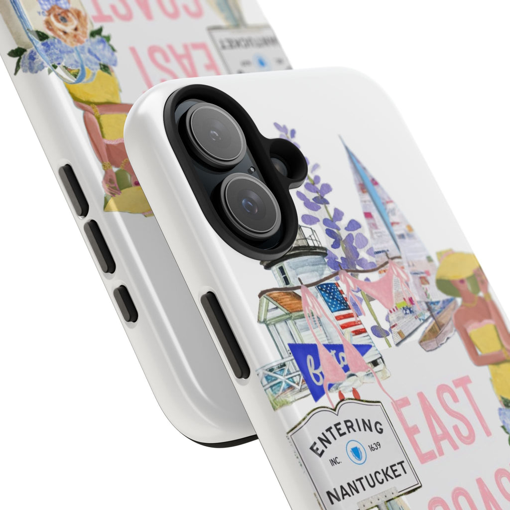 East Coast Collage Tough Phone Case — Cape Cod & Nantucket Beach Vibes