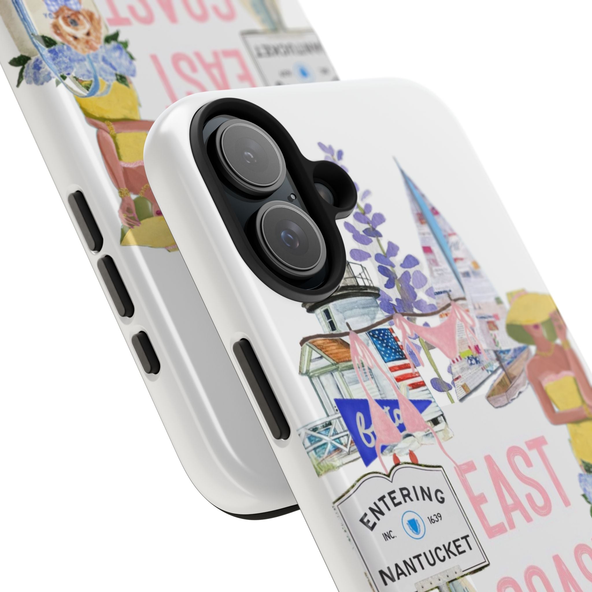 East Coast Collage Tough Phone Case — Cape Cod & Nantucket Beach Vibes