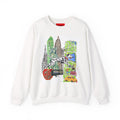 New York City Collage Sweatshirt — Dalmatian & Skyline Graphic Crewneck
