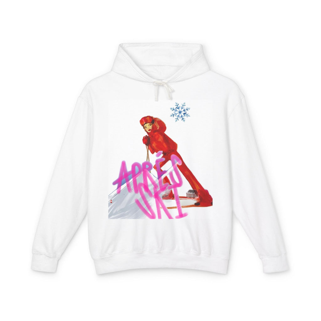 Ski Babe Graphic Hoodie — 'Après Ski' Retro Winter Pullover