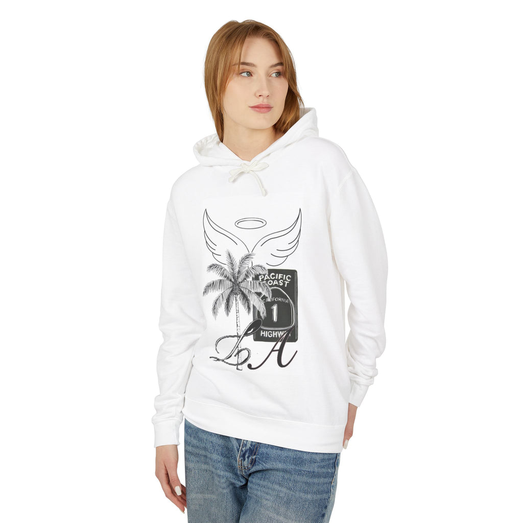 California Angel Graphic Hoodie — Palm, Route 1 & 'LA' Streetwear