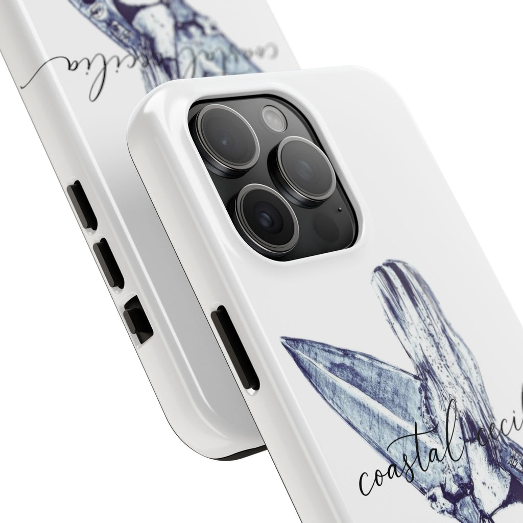 Coastal Cecilia Surf Girl Tough Phone Cases
