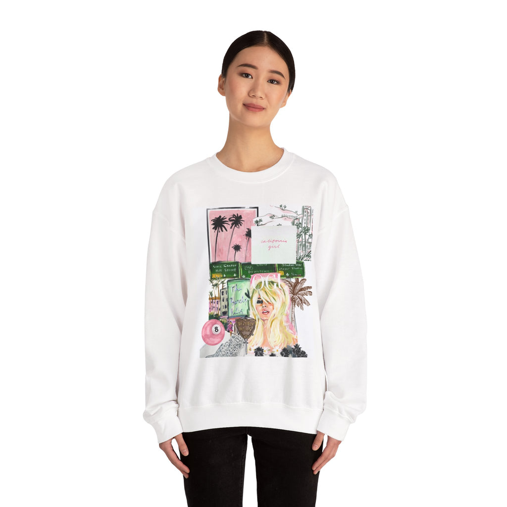 California Girl Crewneck Sweatshirt