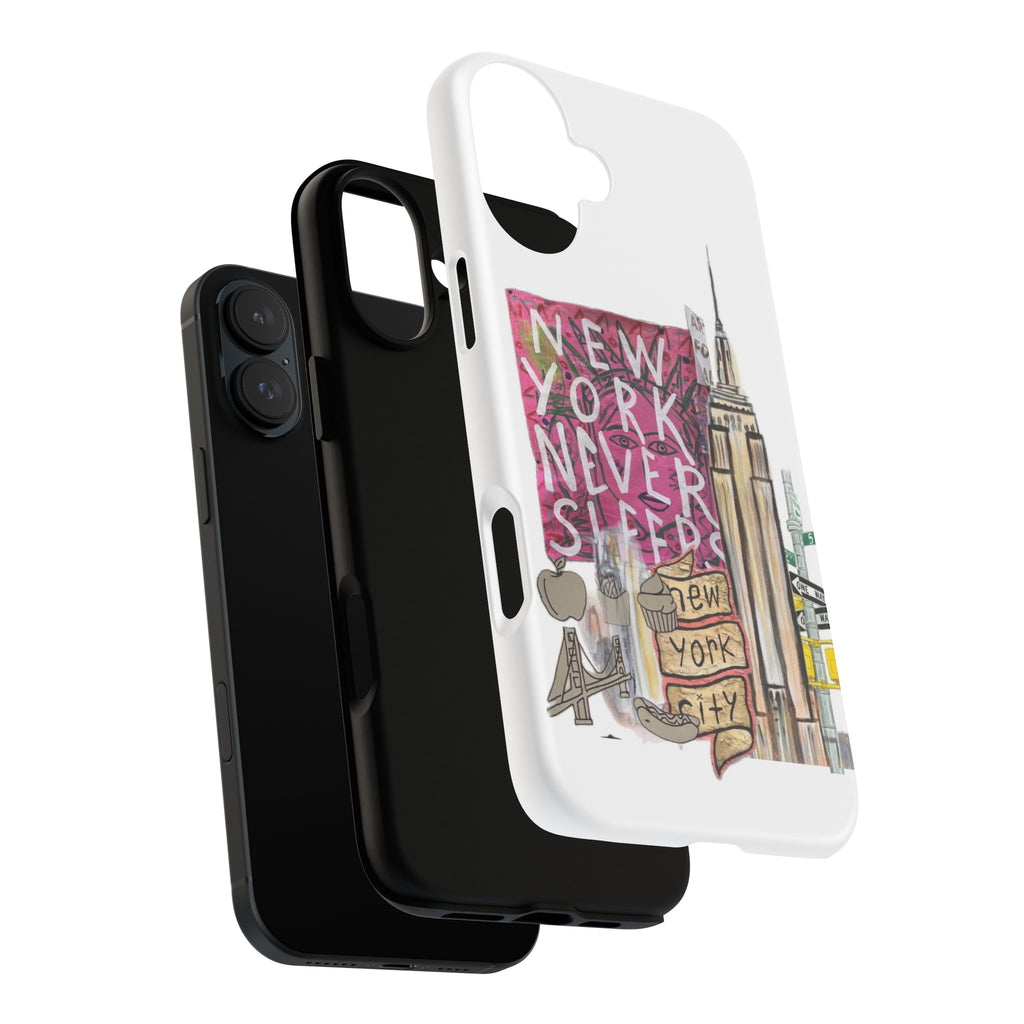 New York Never Sleeps Phone Case — NYC Skyline Protective Case