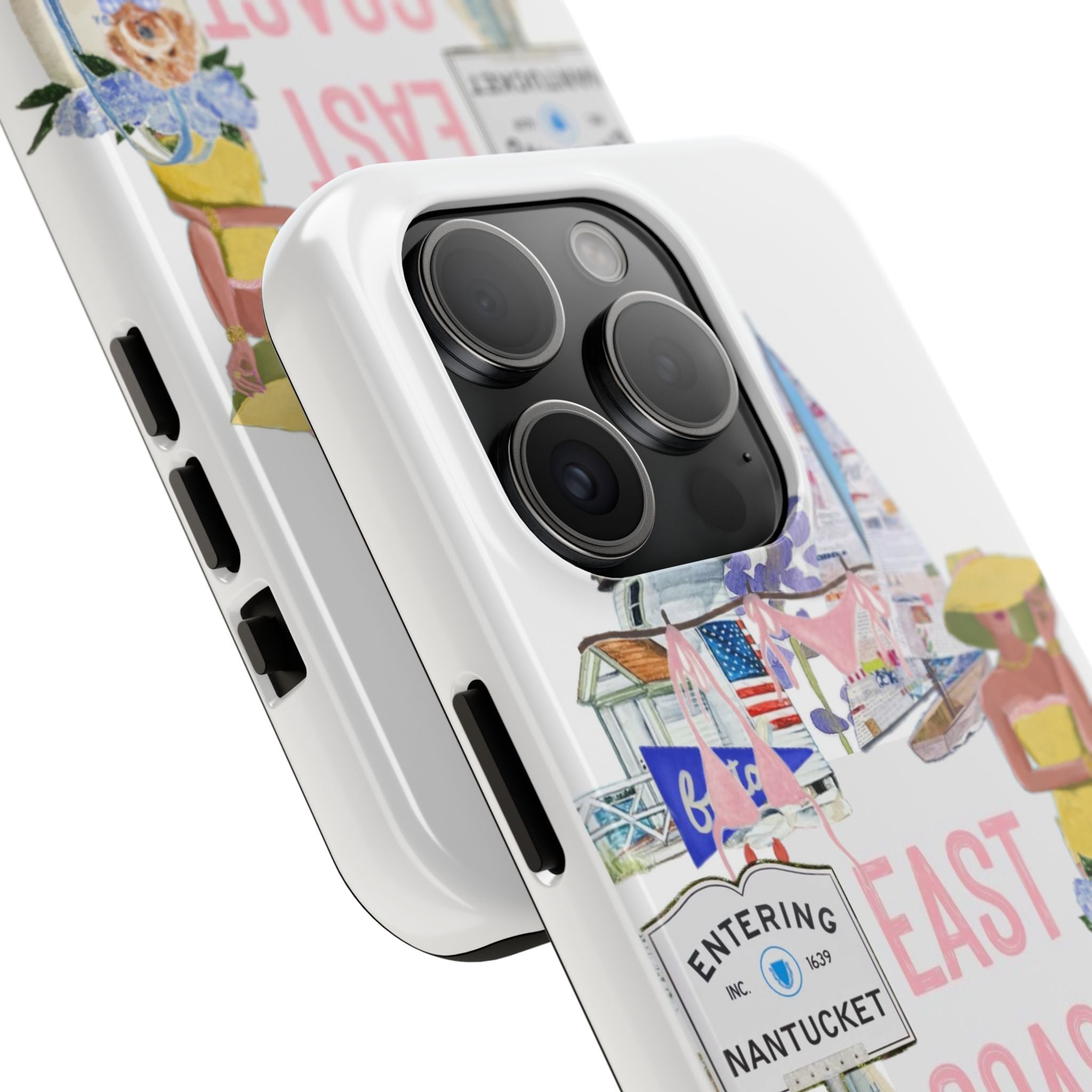 East Coast Collage Tough Phone Case — Cape Cod & Nantucket Beach Vibes