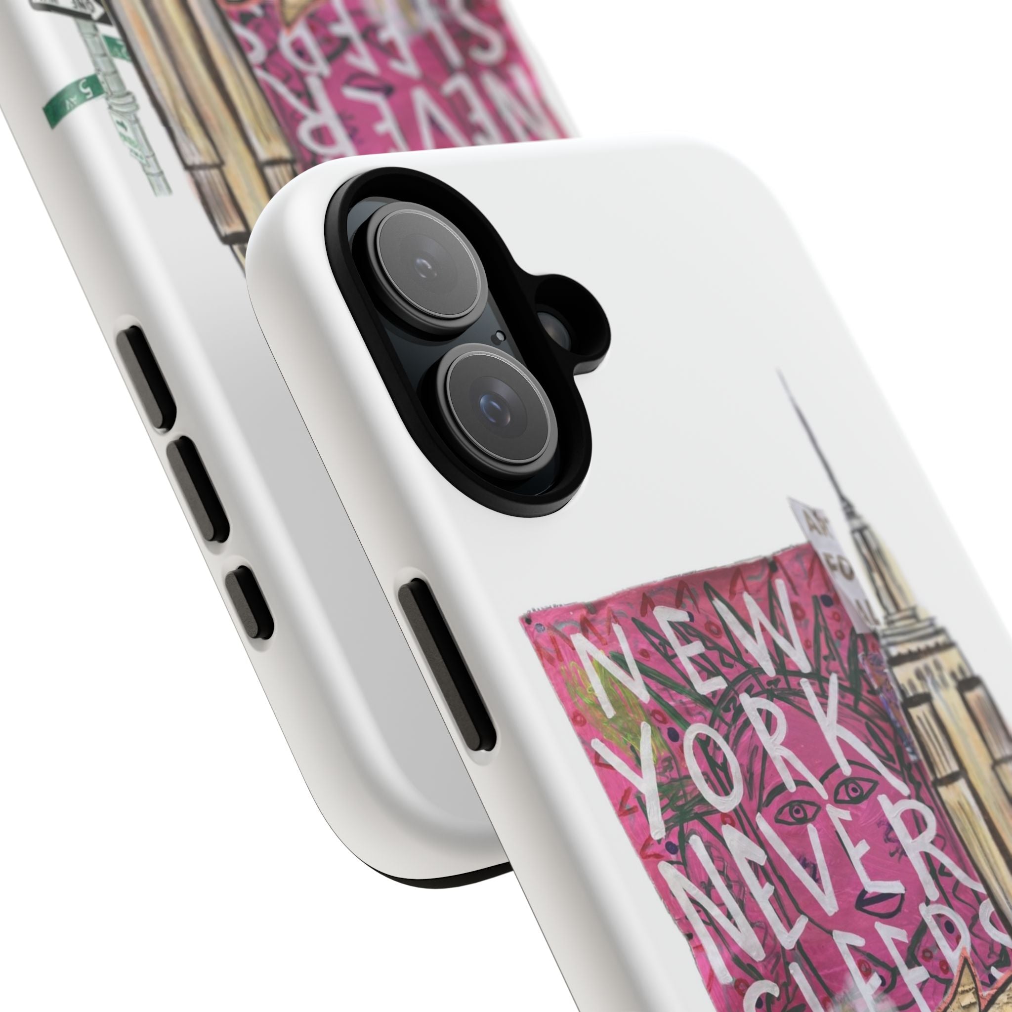New York Never Sleeps Phone Case — NYC Skyline Protective Case