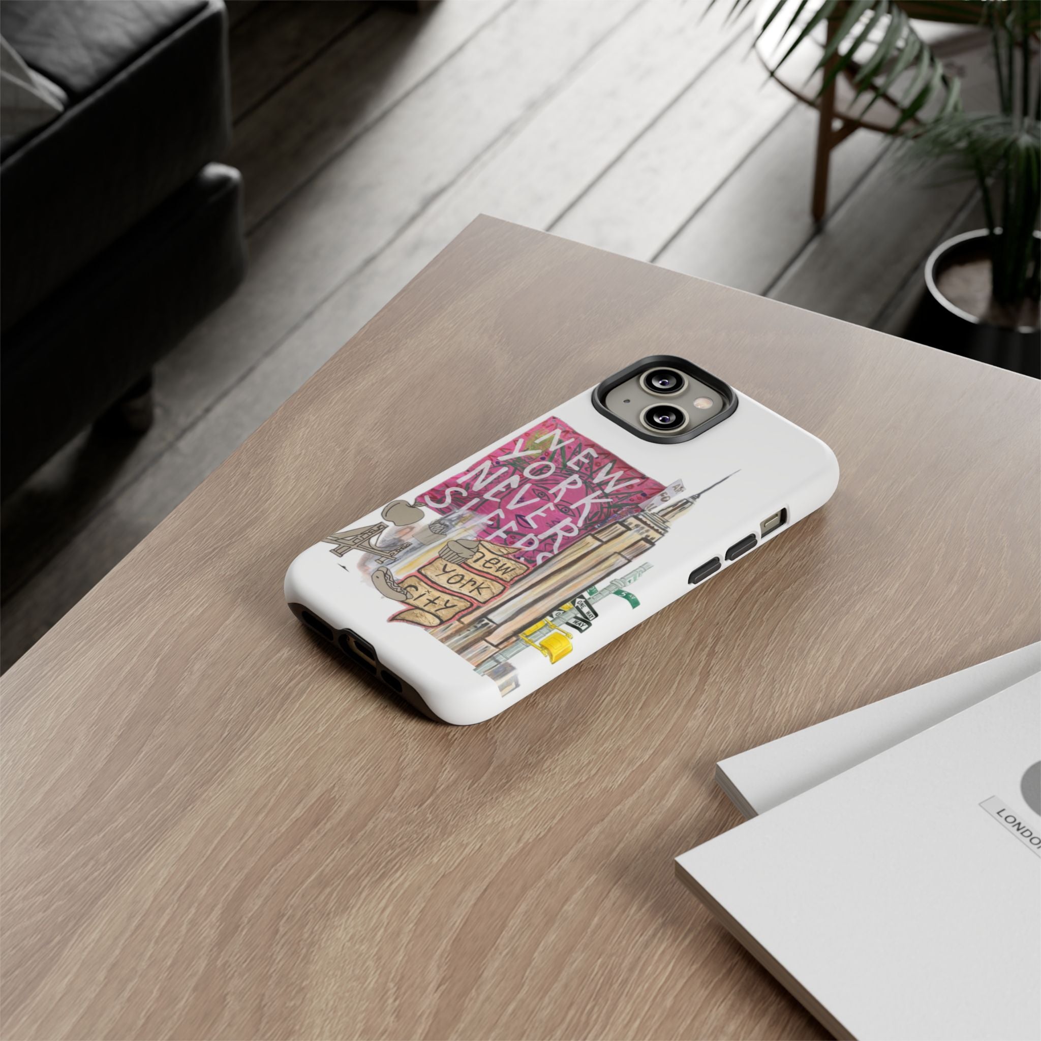 New York Never Sleeps Phone Case — NYC Skyline Protective Case