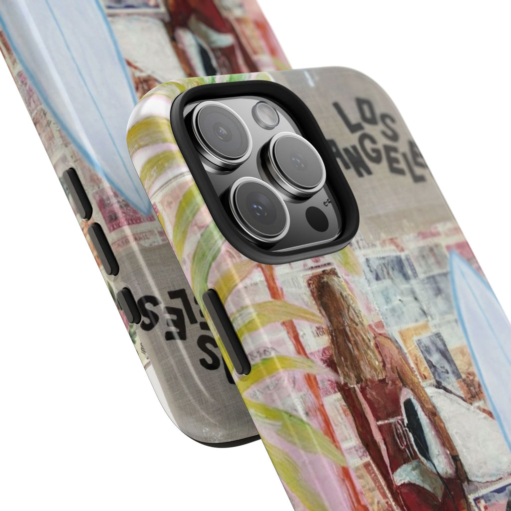 Los Angeles Surf Phone Case — Tough Protective iPhone Case with Beach Collage Design