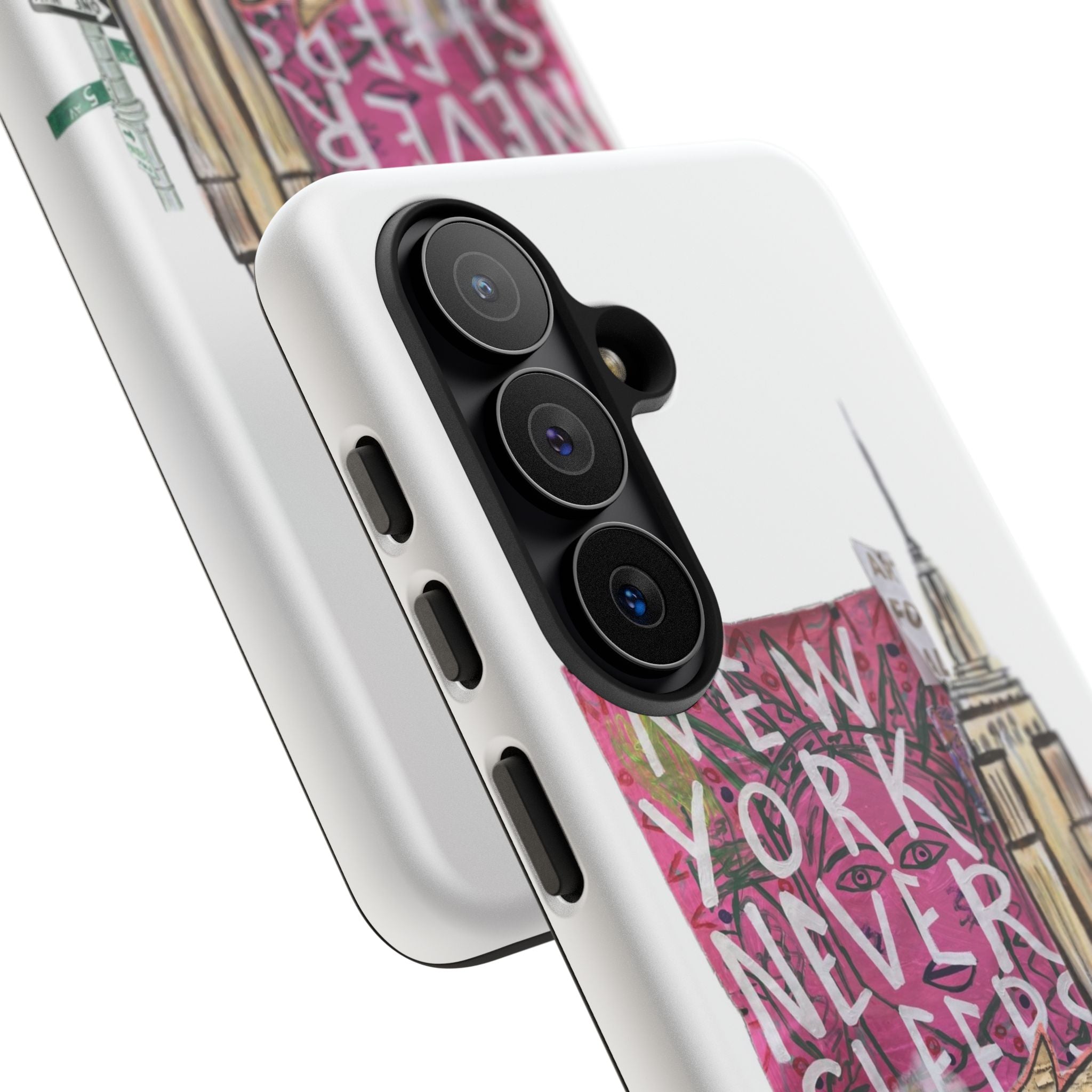 New York Never Sleeps Phone Case — NYC Skyline Protective Case