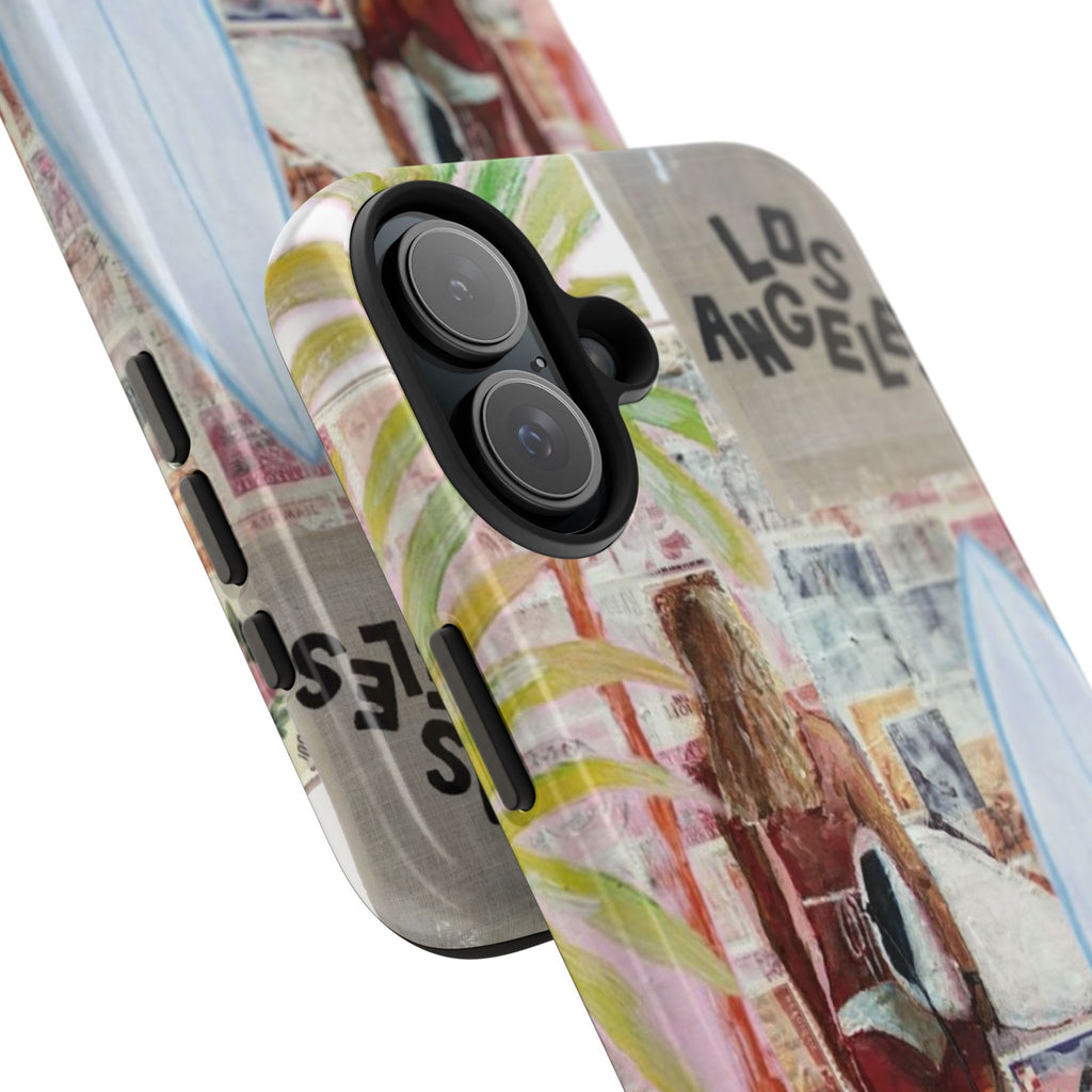 Los Angeles Surf Phone Case — Tough Protective iPhone Case with Beach Collage Design