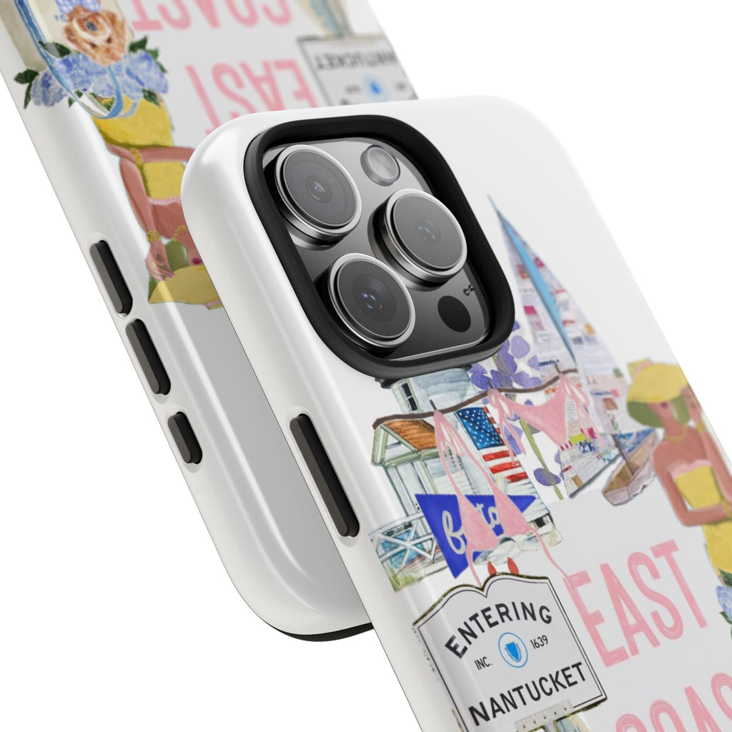 East Coast Collage Tough Phone Case — Cape Cod & Nantucket Beach Vibes
