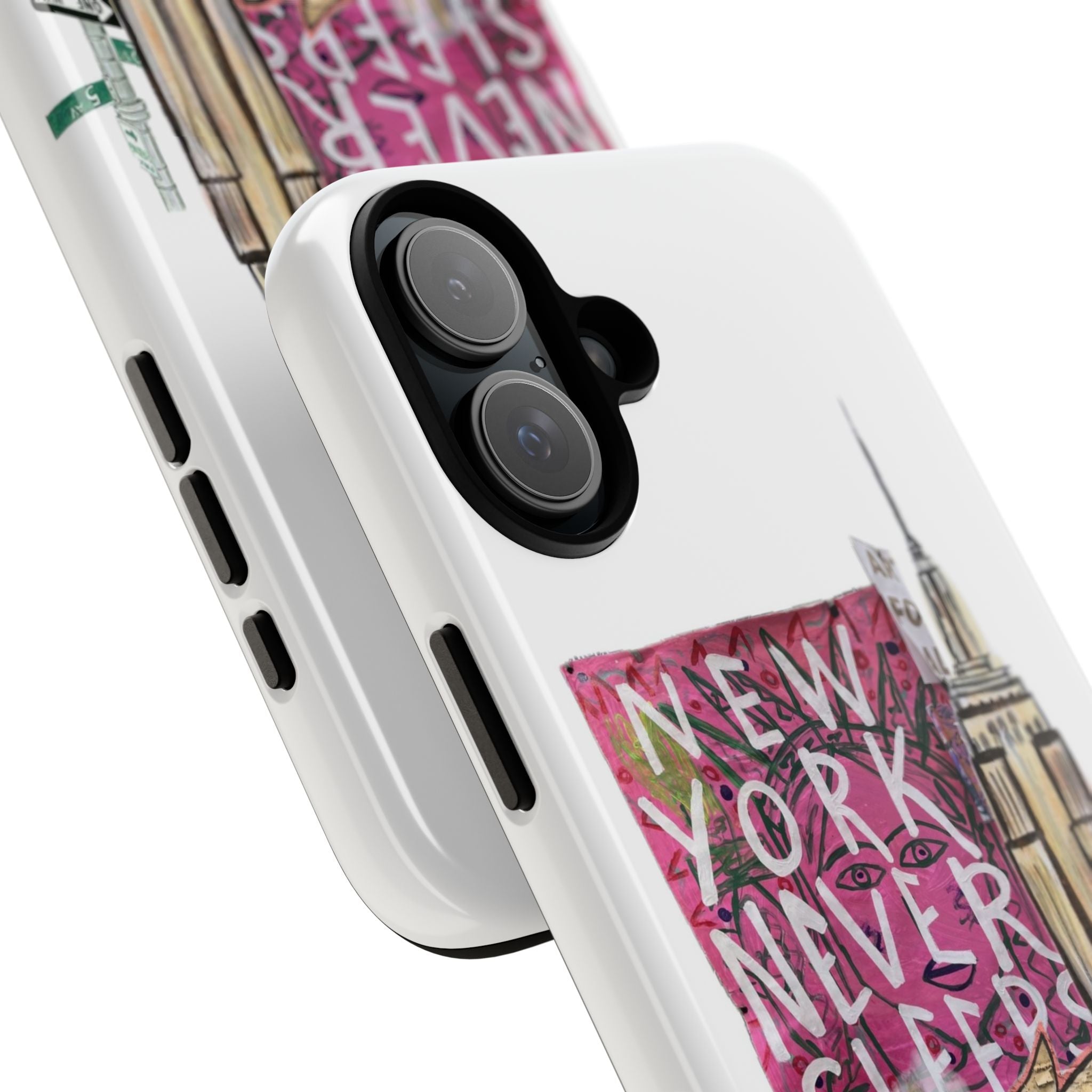 New York Never Sleeps Phone Case — NYC Skyline Protective Case