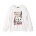 New York Postcard Crewneck Sweatshirt – 'Meet Me at 3 Washington Square' Graphic