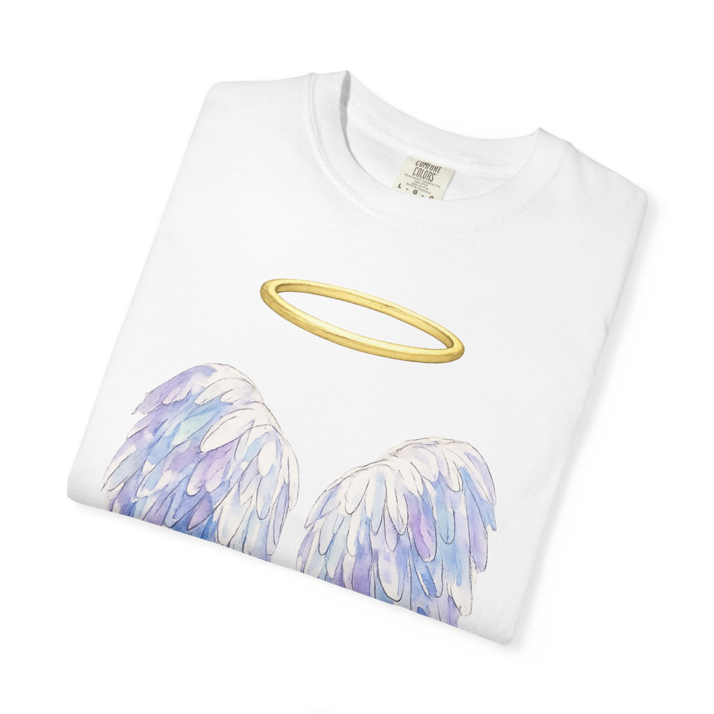 Angel & Devil Wings T-Shirt — Halo and Dual Wings Graphic Tee