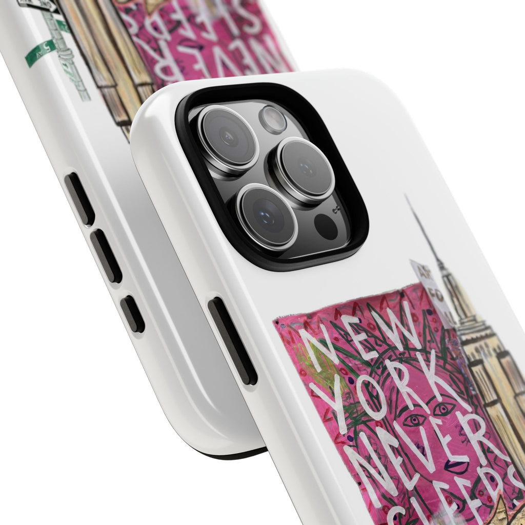 New York Never Sleeps Phone Case — NYC Skyline Protective Case
