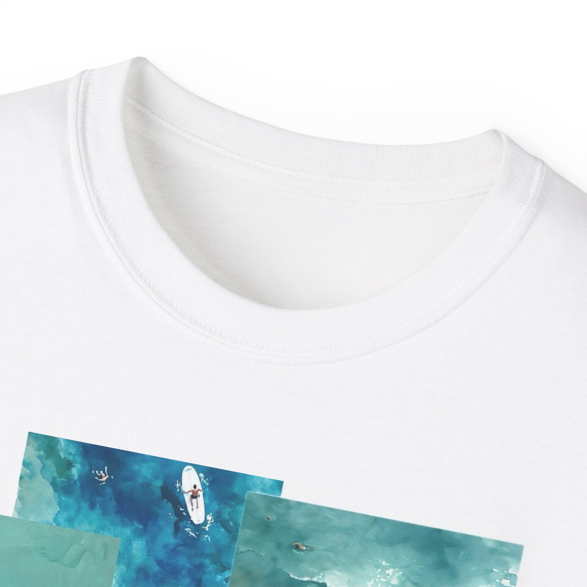 Surf Collage T-Shirt — Vintage Ocean Surfing Art Tee