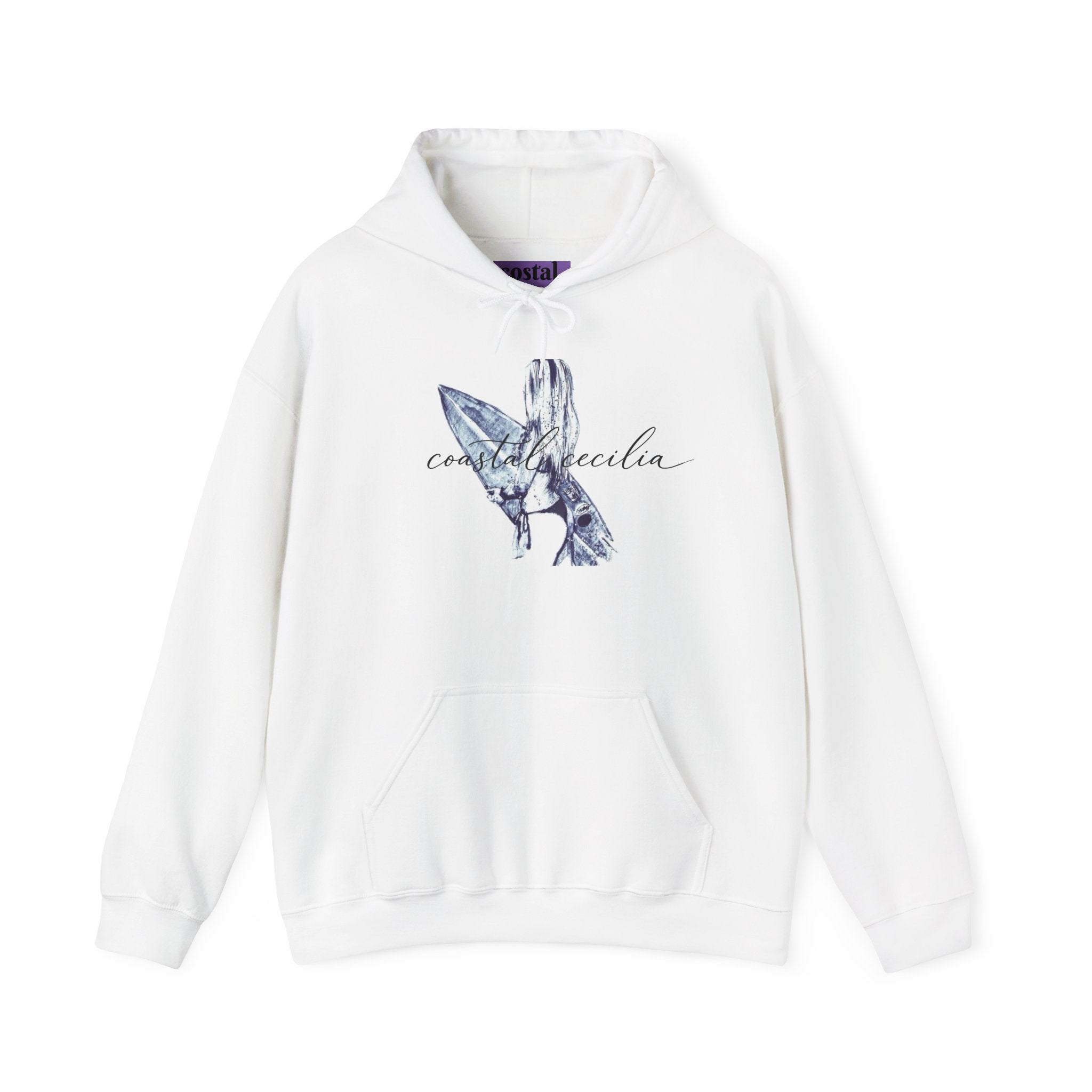 Coastal Cecilia Surf Girl Graphic Pullover