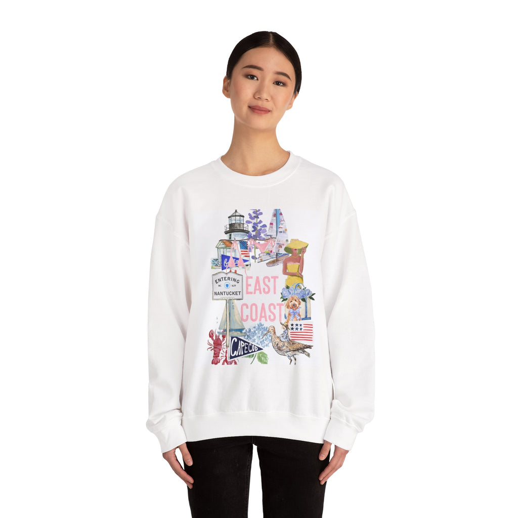 East Coast Unisex Heavy Blend™ Crewneck Sweatshirt