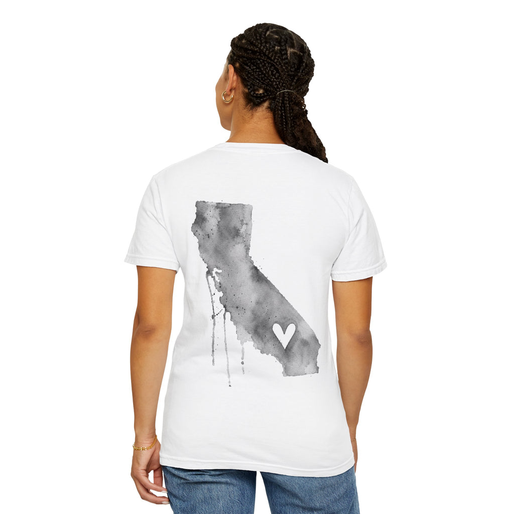 California Palm Beach T-Shirt — DA Highway Vintage Angel Wings Design