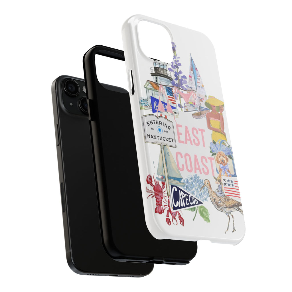 East Coast Collage Tough Phone Case — Cape Cod & Nantucket Beach Vibes