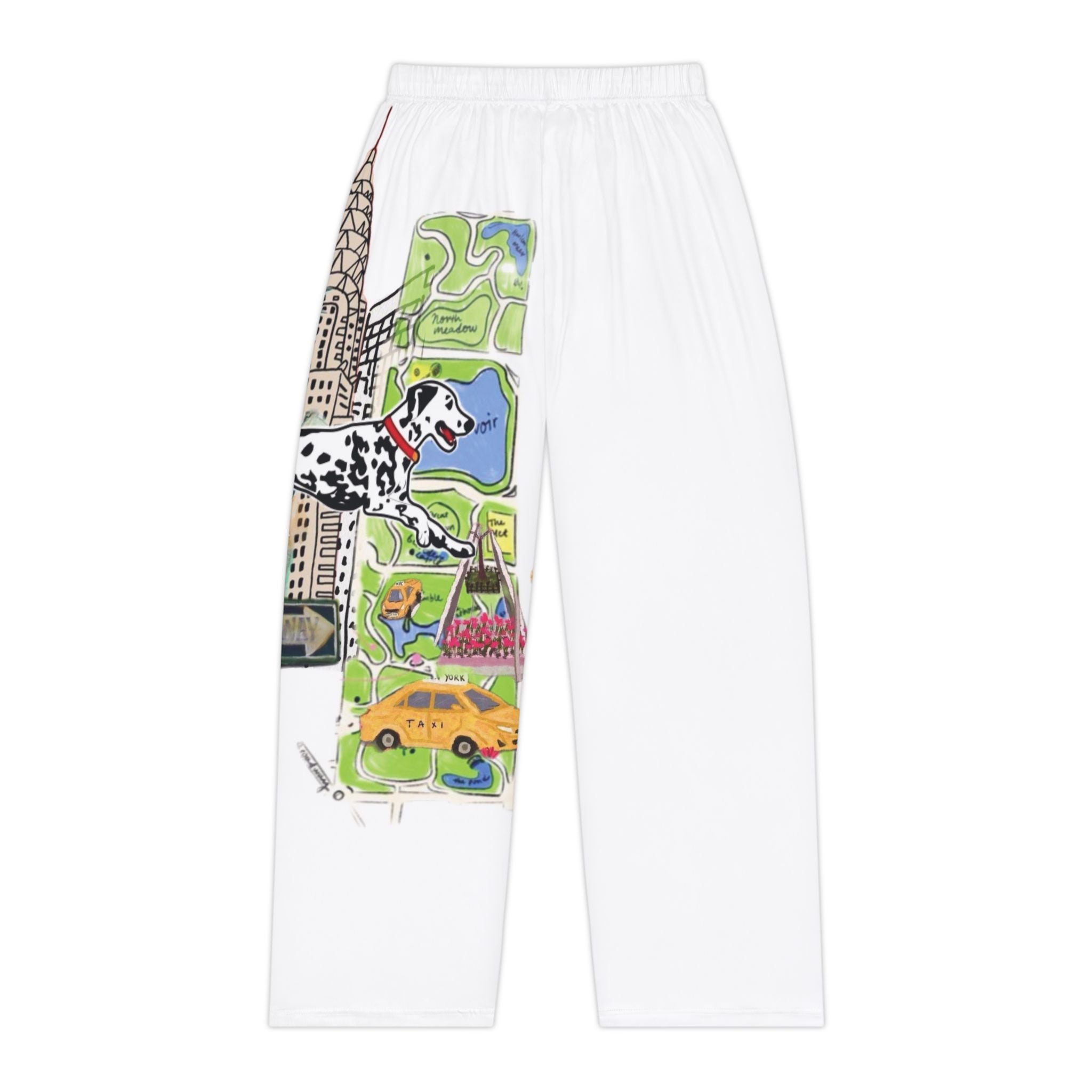 New York City Skyline Pajama Pants — Women's All-Over Print Sleepwear