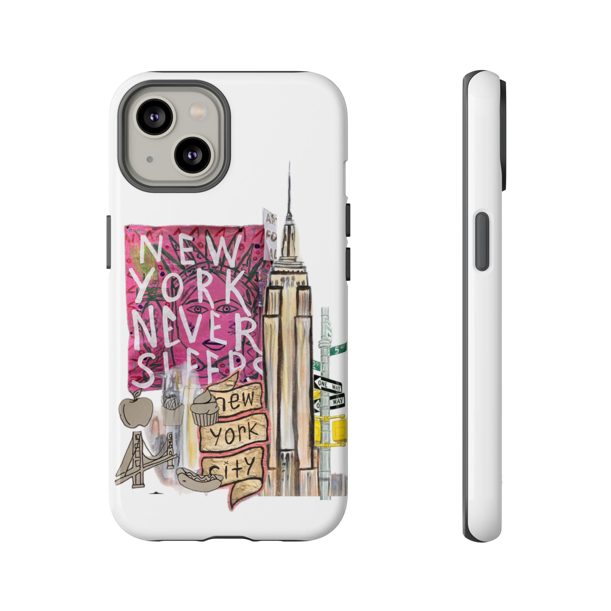 New York Never Sleeps Phone Case — NYC Skyline Protective Case