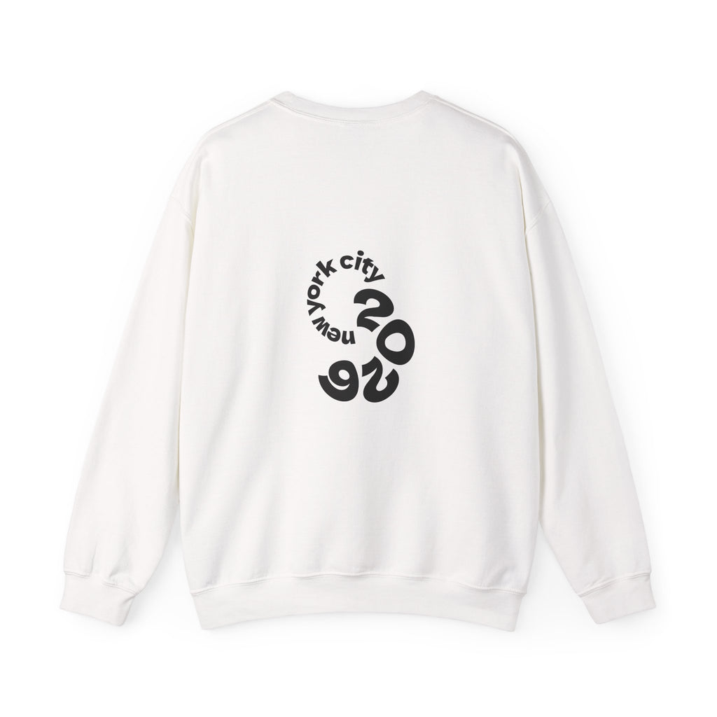 New York City Graphic Crewneck Sweatshirt — Upper East Side Statue of Liberty Design
